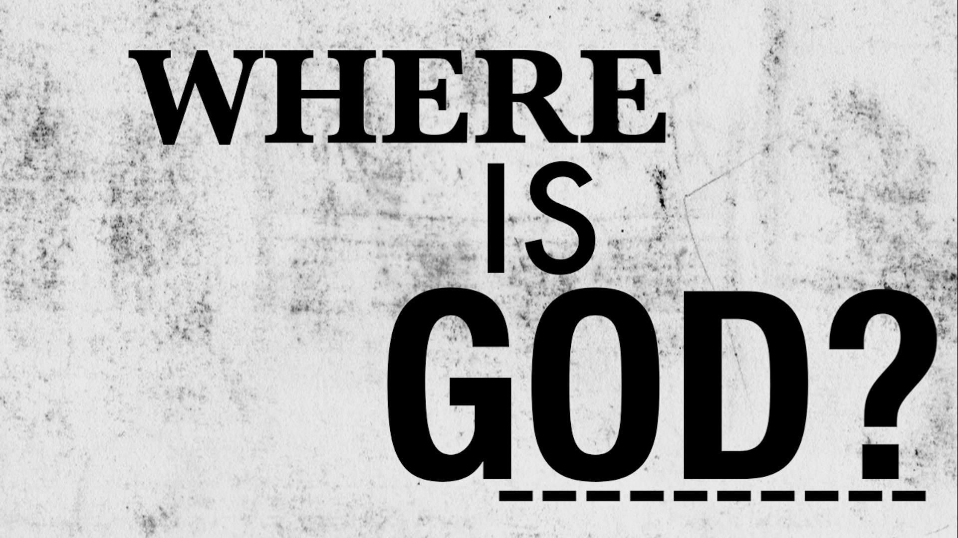 Where Is God Ecclesiastes 3 1 8